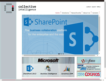 Tablet Screenshot of collectiveintelligence.com